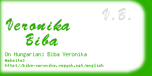 veronika biba business card